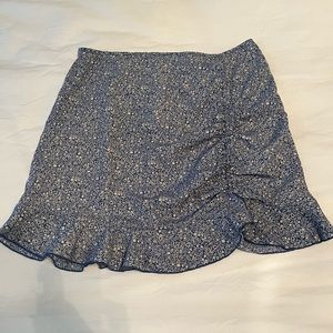 Beautiful Blue Mini Skirt